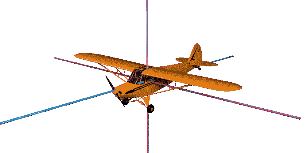 Extrinsic Roll-Pitch-Yaw rotation animation